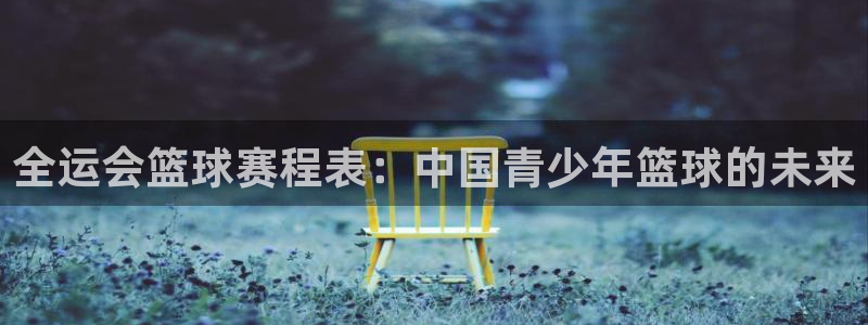 od体育最新版下载：全运会篮球赛程表：中国青少年篮球的未来